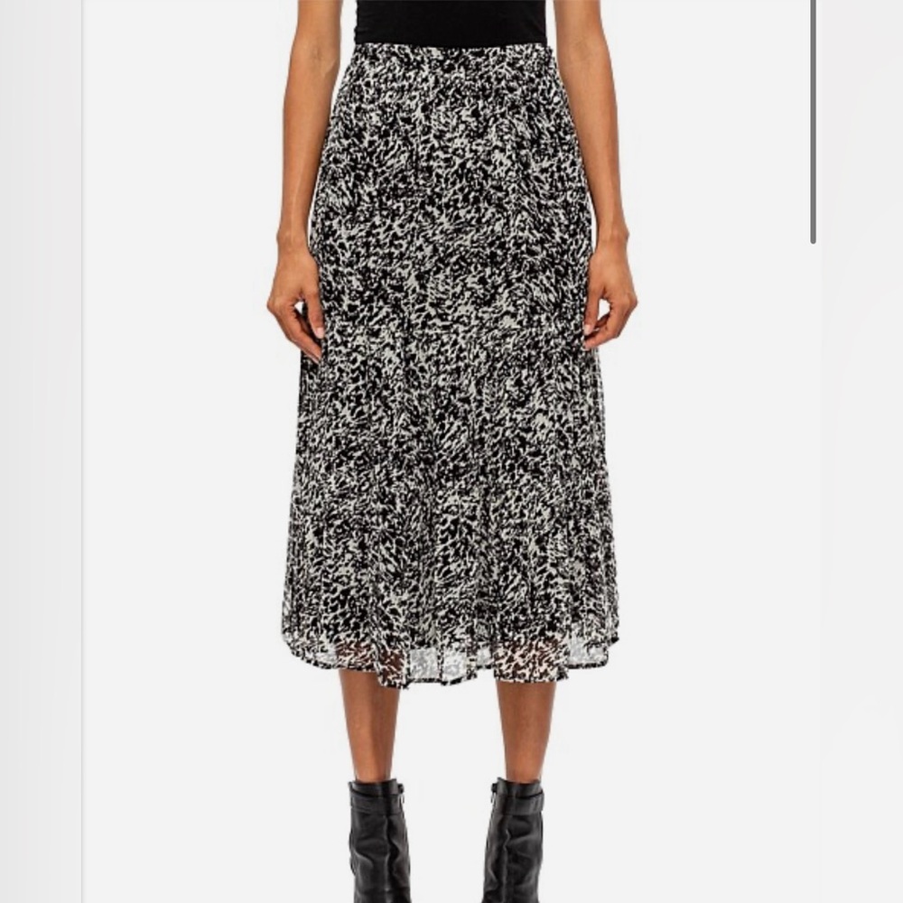 ba&sh Elliot Midi Skirt, Size 1, US Small